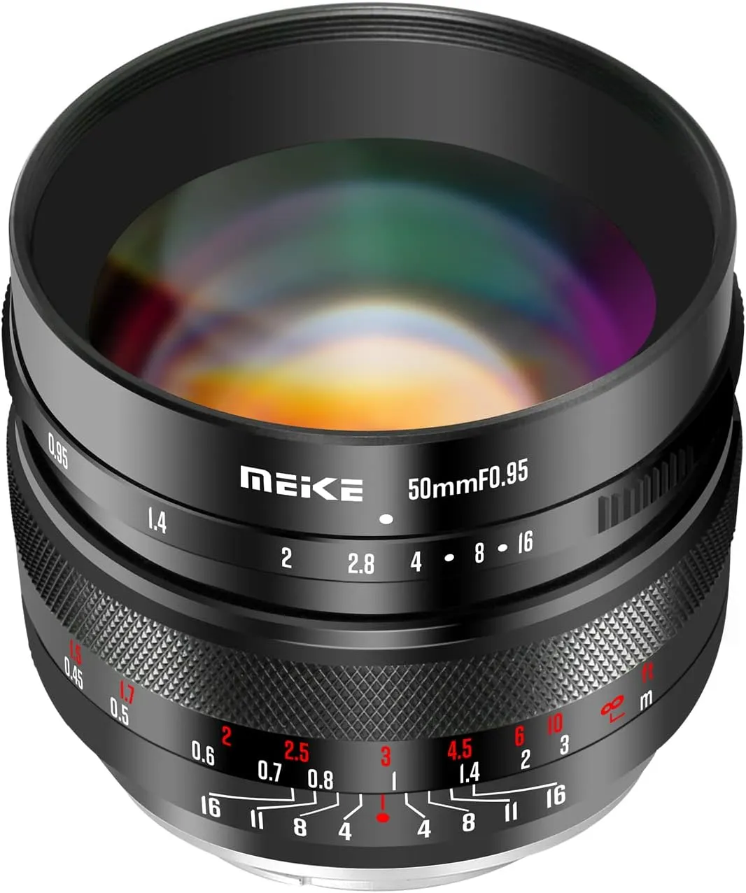 Meike 50mm f0.95 Large Aperture Manual Focus Lens Compatible with Nikon Z Mount Cameras Z50 Z5 Z6 Z7 Z6II Z7II Z30 Zfc Under APS-C Mode