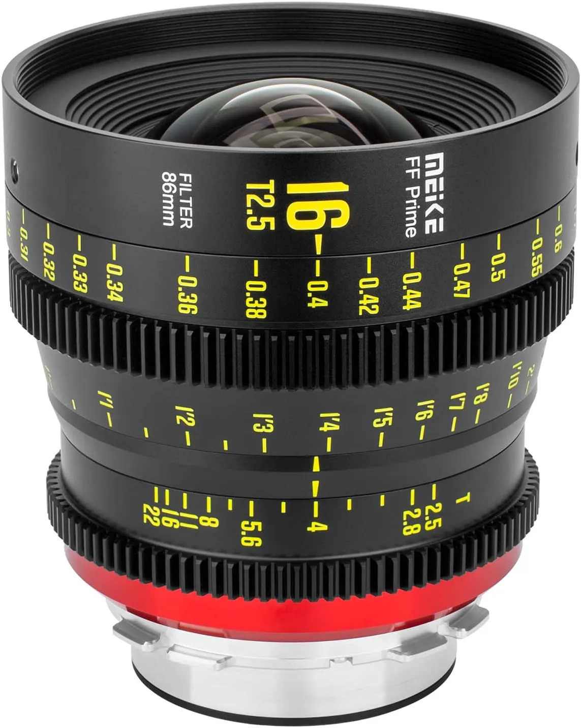 MEKE 16mm T2.5 Full Frame Manual Focus Cinema Lens Compatible with Arri PL-Mount Cinema Cameras