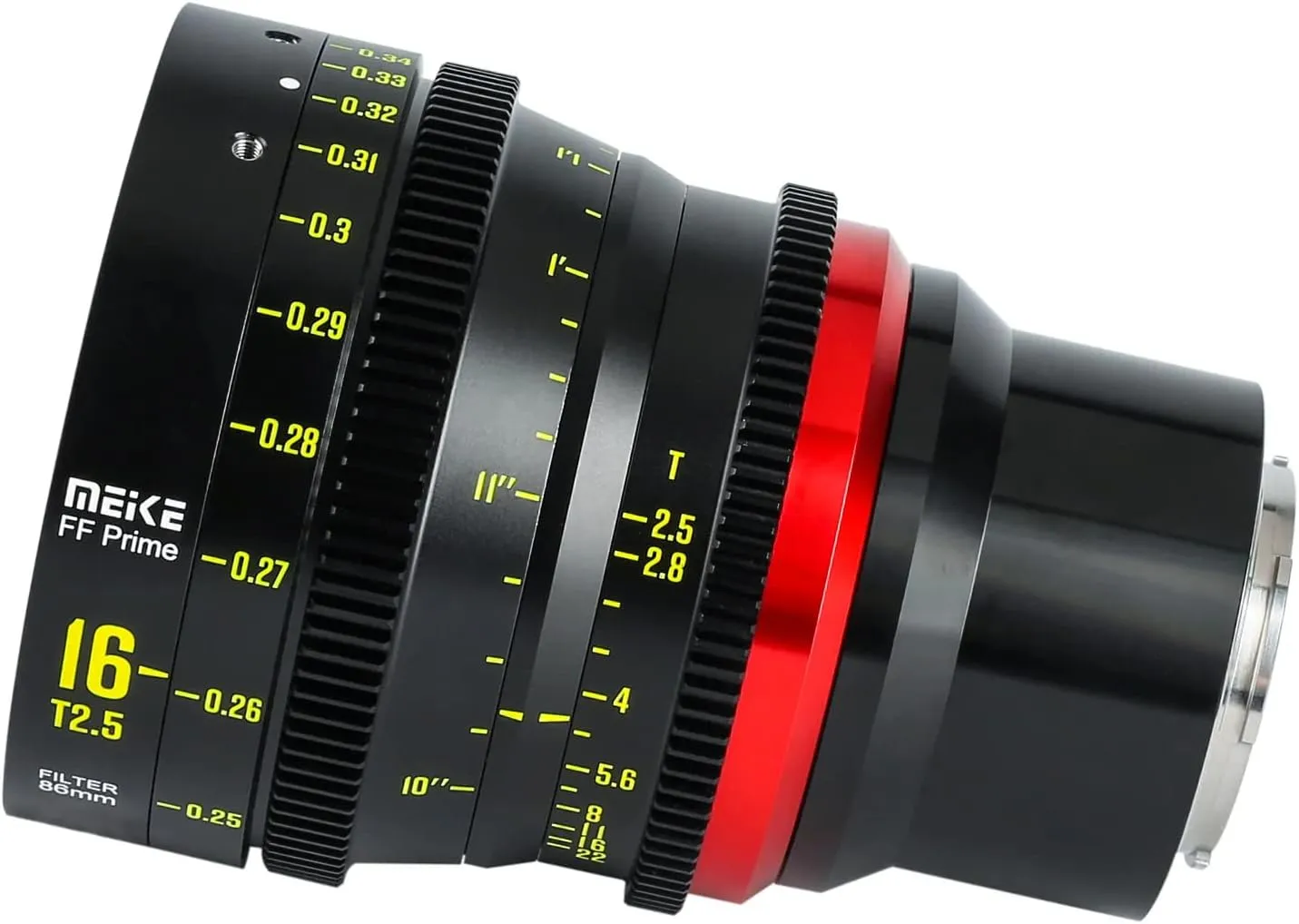 MEKE 16mm T2.5 Full Frame Manual Focus Cinema Lens Compatible with Arri PL-Mount Cinema Cameras