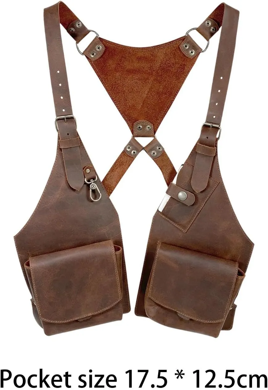 Men Anti Underarm Shoulder Bag Adjustable PU Leather Strap Wallet Bag Outdoor Phone Bag