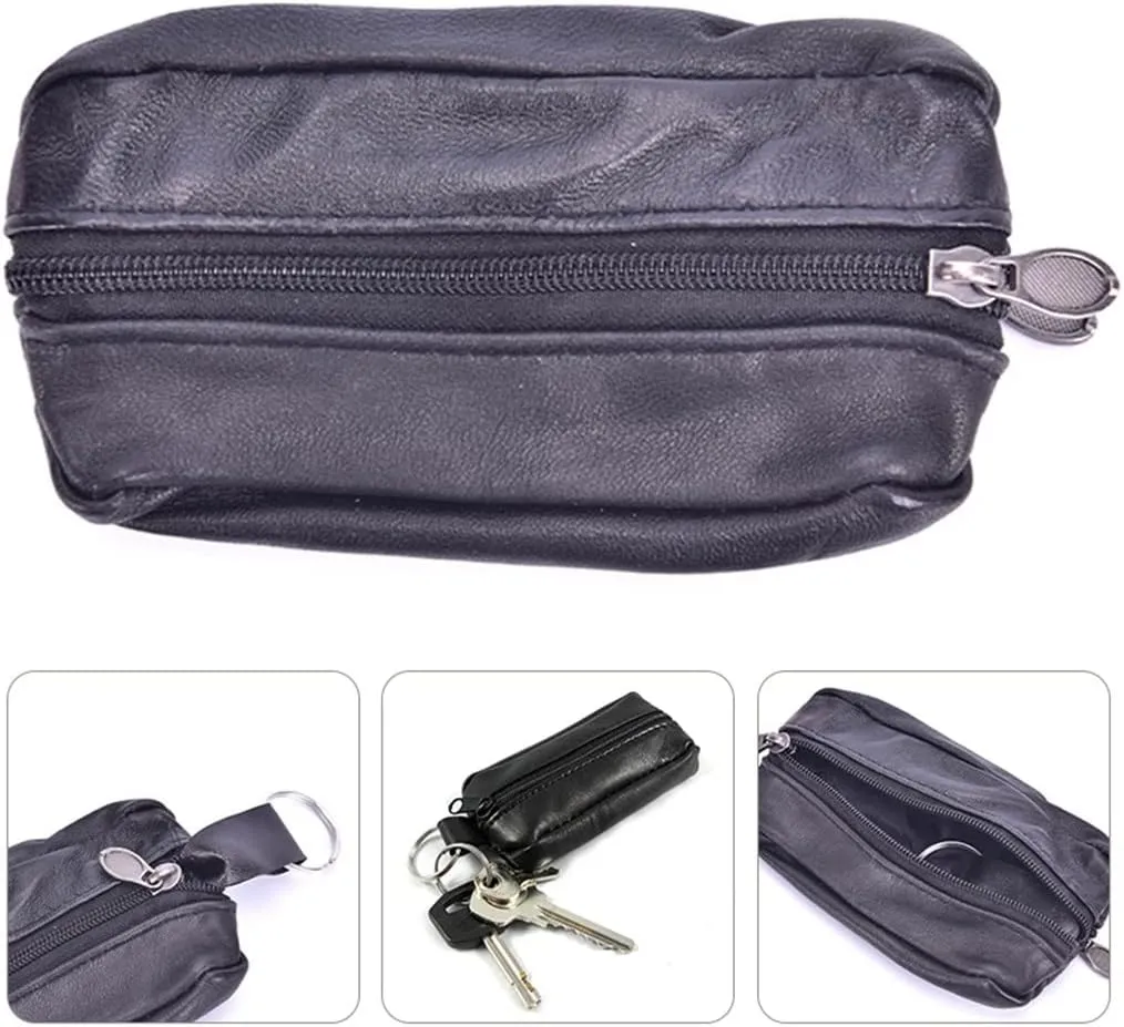 Men Car Key Case Bag for Money Pocket Thin Wallets Pouch Card Purse