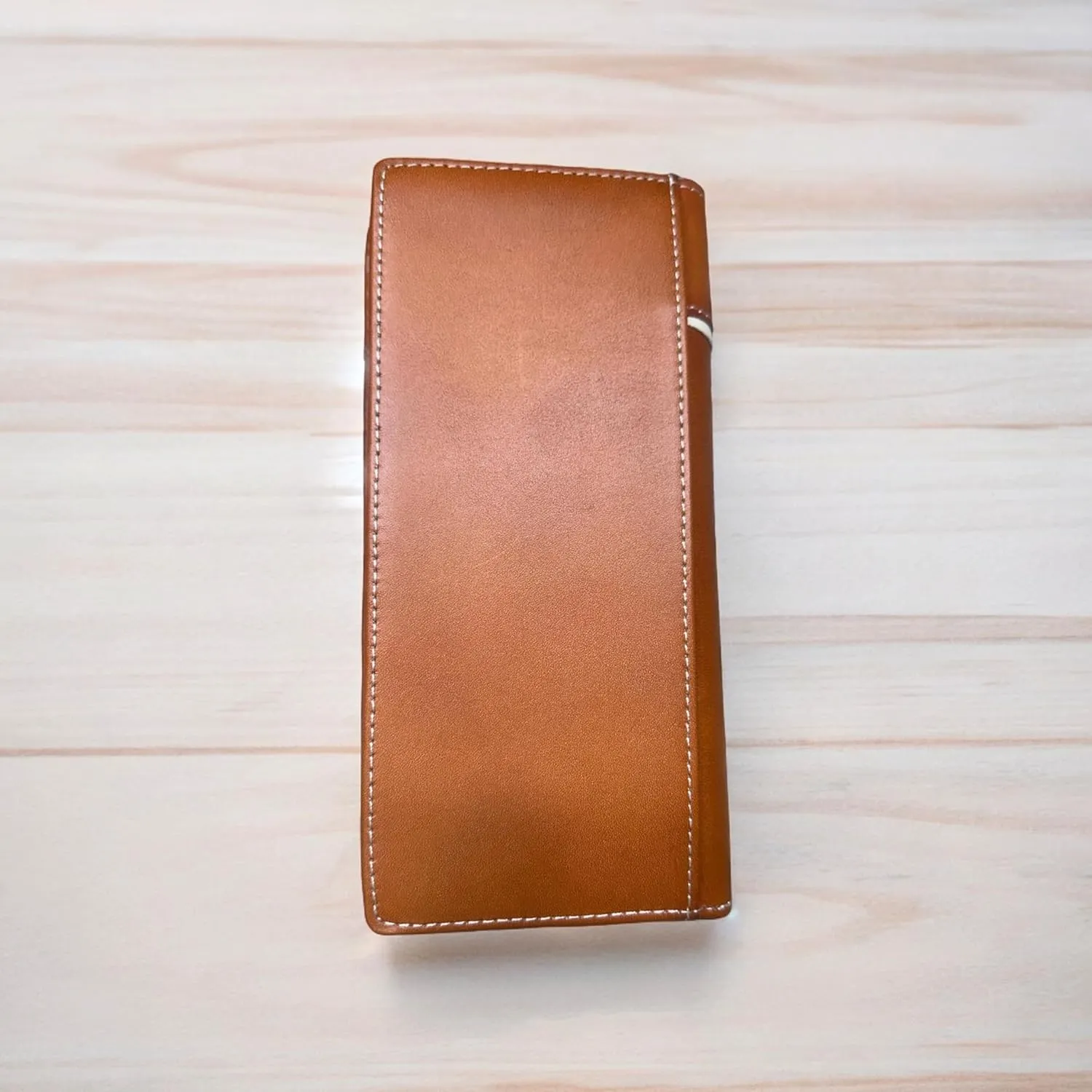 Mens Cowboy Praying Western Long Wallet Floral Cutout Layered Leather Soft Leather Checkbook Style Mens Wallets Leather Bull Rider Rodeo Gifts For Men (Brown & Coffee)