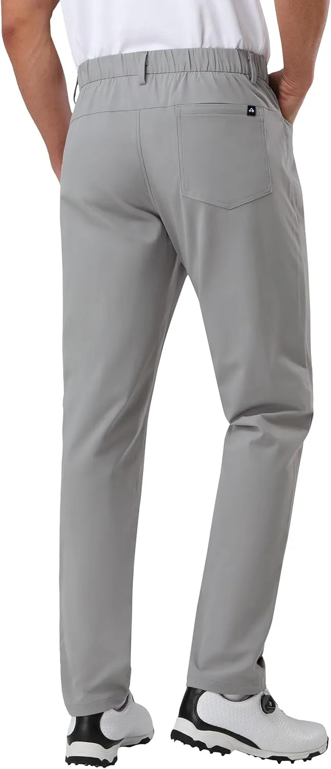 Men's Golf Pants - 30"/32" Dress Pants Wrinkle Free 5 Pockets Stretch Casual Work Travel Slacks
