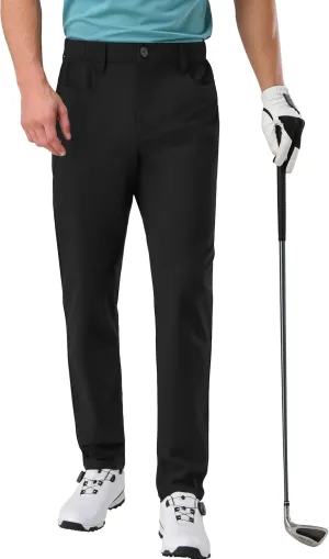 Men's Golf Pants - 30"/32" Dress Pants Wrinkle Free 5 Pockets Stretch Casual Work Travel Slacks