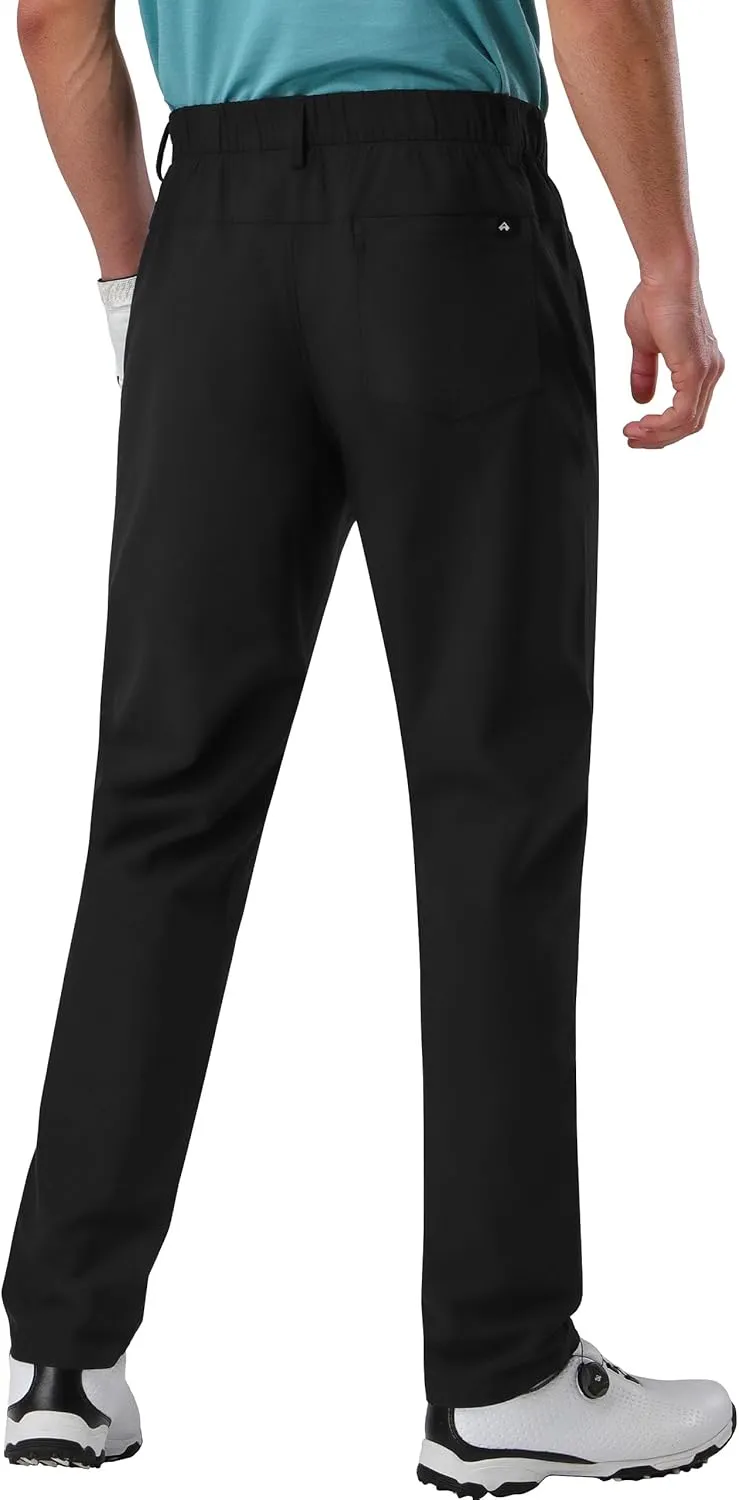 Men's Golf Pants - 30"/32" Dress Pants Wrinkle Free 5 Pockets Stretch Casual Work Travel Slacks