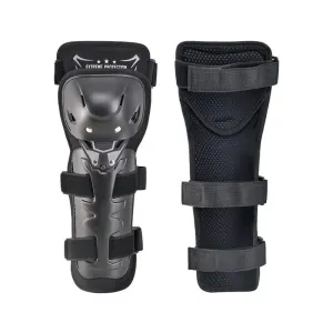 Men's Hard Shell Adjustable Knee Pads, Motorcycle Knee Pads, Off-Road, Cycling, Horse Racing, PK (Kneepad Elbow pad)