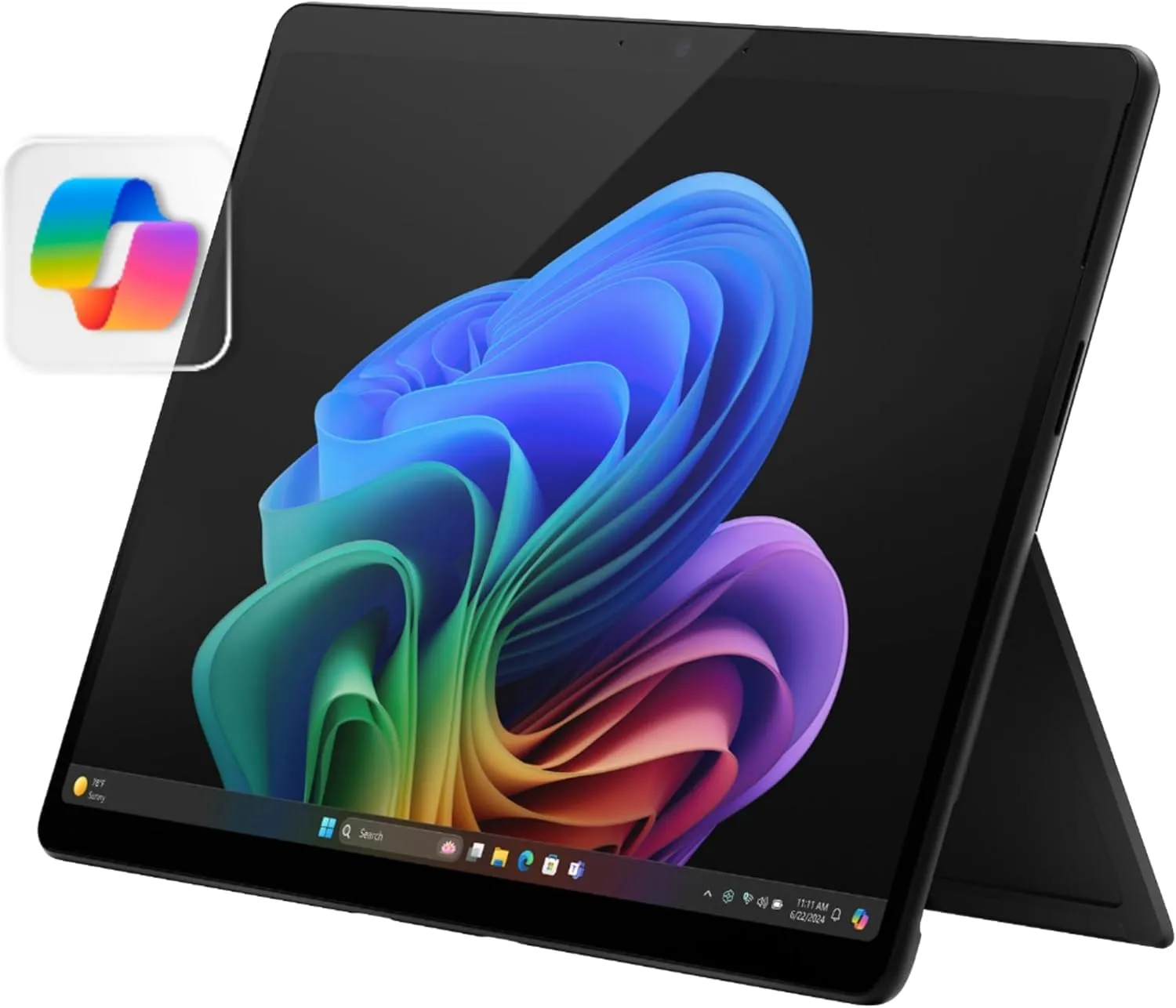 Microsoft Surface Pro 2-in-1 Laptop/Tablet (2024), Windows 11 Copilot  PC, 13" Touchscreen OLED Display, Snapdragon X Elite (12 Core), 16GB RAM, 1TB Storage, Black