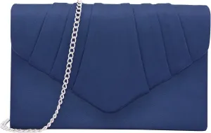 Milisente Clutch Purses For Women Formal Pleated Evening Bag Bridal Evening Clutch Bag