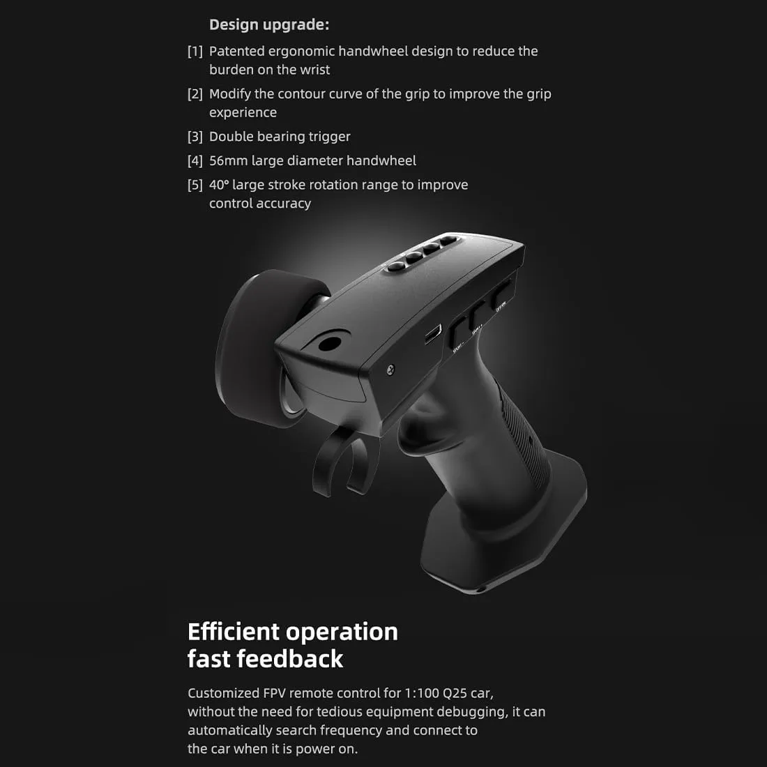 Mini Remote Control Vehicle with Camera, 1/64 Scale 2.4G Full Proportional RC Electric Mini Climbing Off-Road Vehicle Model, Gift for Adults (RTR FPV Goggles Version/Green)