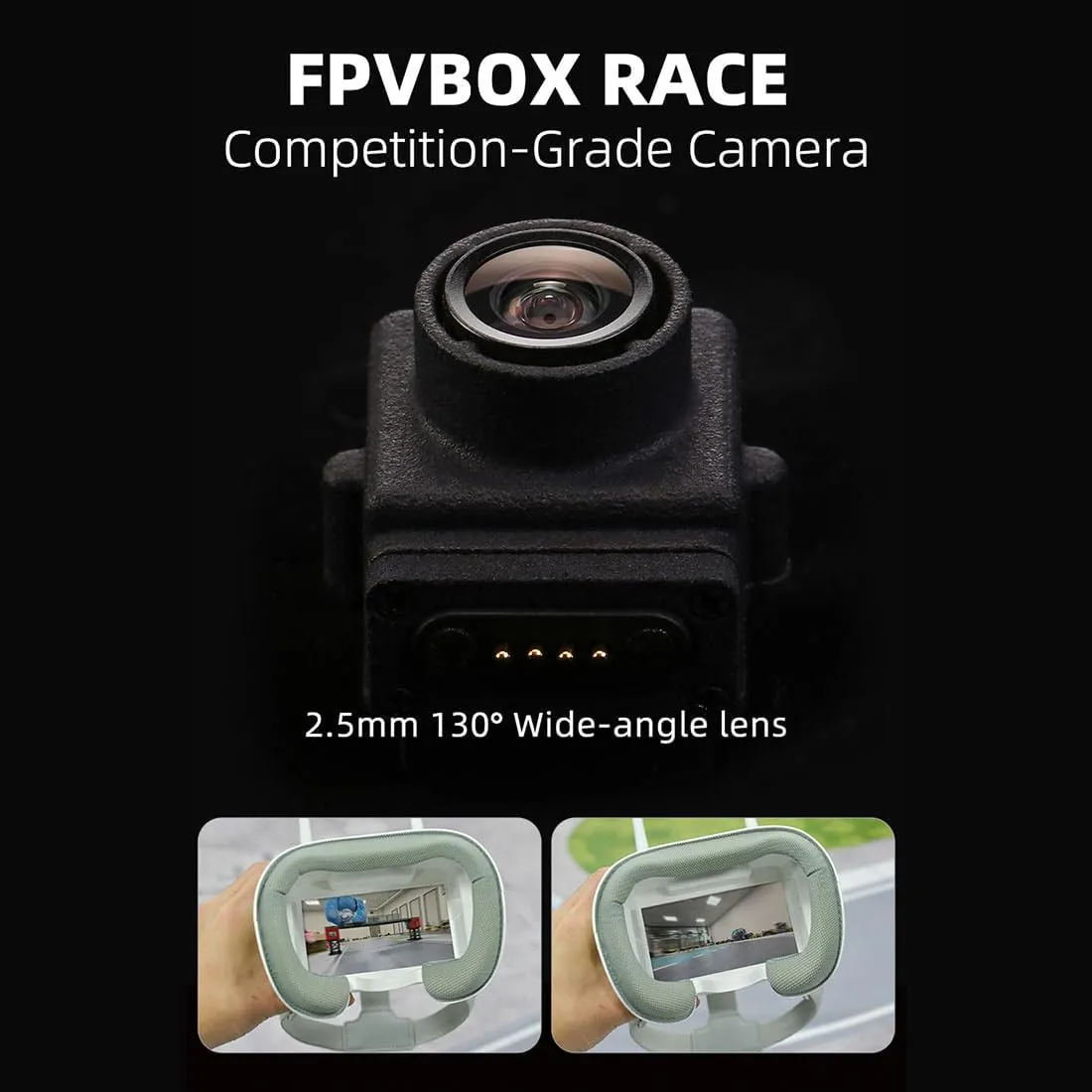 Mini Remote Control Vehicle with Camera, 1/64 Scale 2.4G Full Proportional RC Electric Mini Climbing Off-Road Vehicle Model, Gift for Adults (RTR FPV Goggles Version/Green)