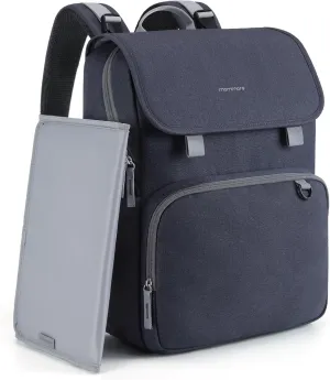 mommore Diaper Bag Backpack Unisex Baby Bag Large Diaper Bag with Changing Pad, Insulated Pockets, Stroller Buckles, Durable Travel Backpack with Luggage Strap