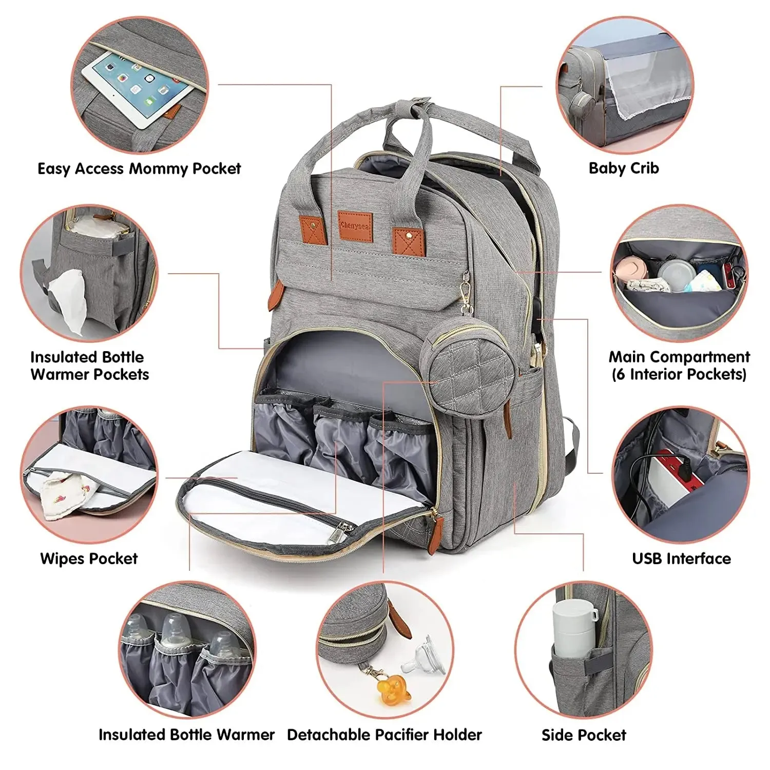 Mom's All-in-One Diaper Bag