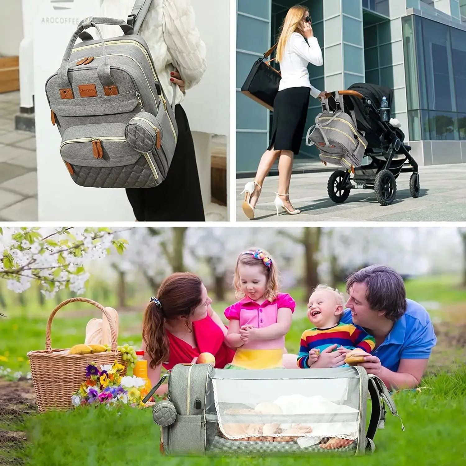 Mom's All-in-One Diaper Bag