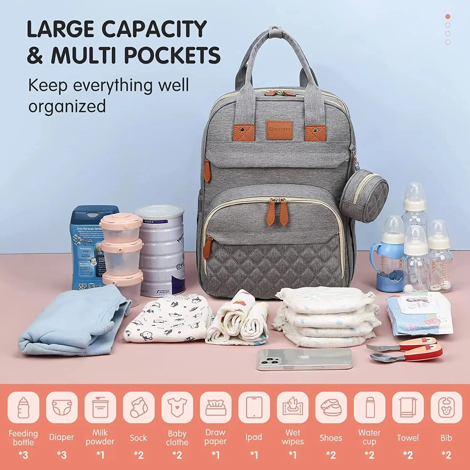 Mom's All-in-One Diaper Bag