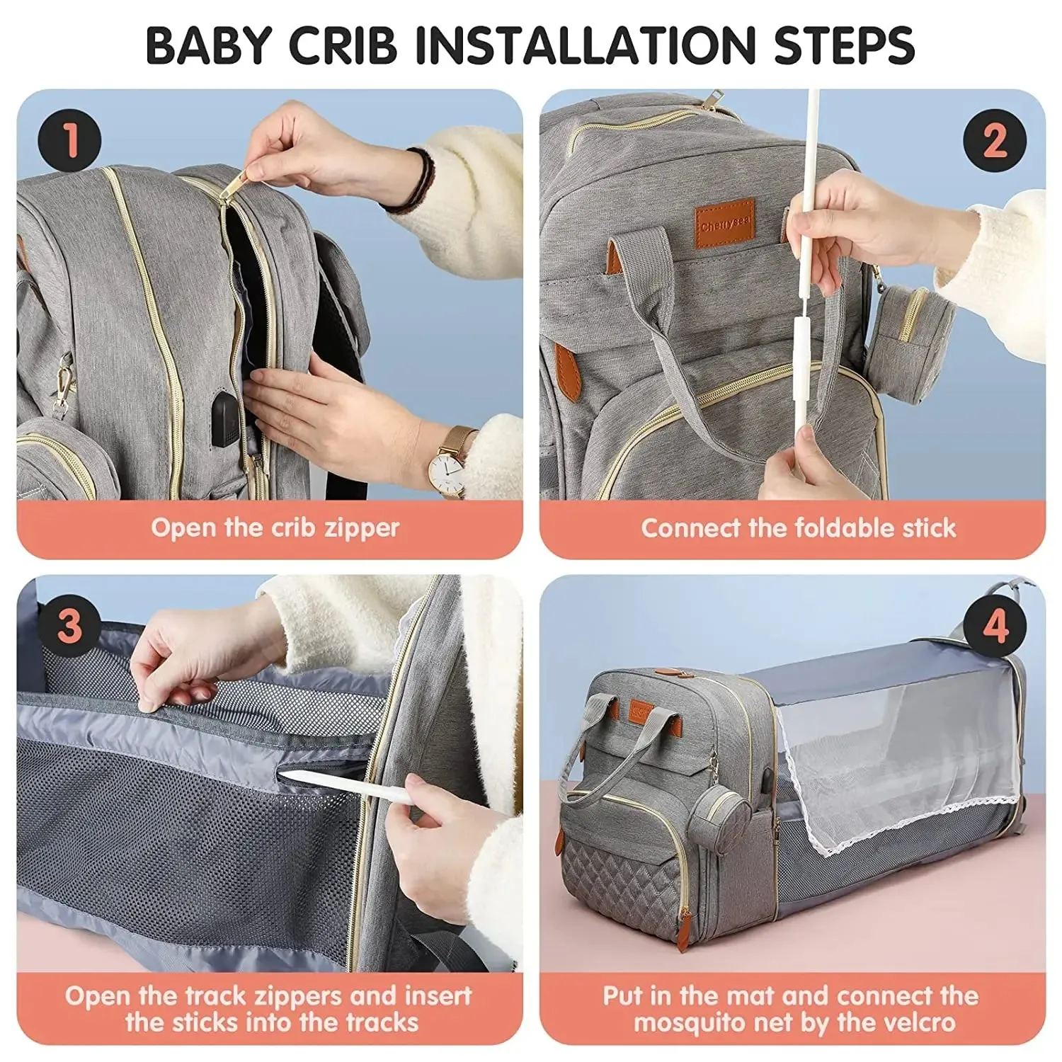 Mom's All-in-One Diaper Bag