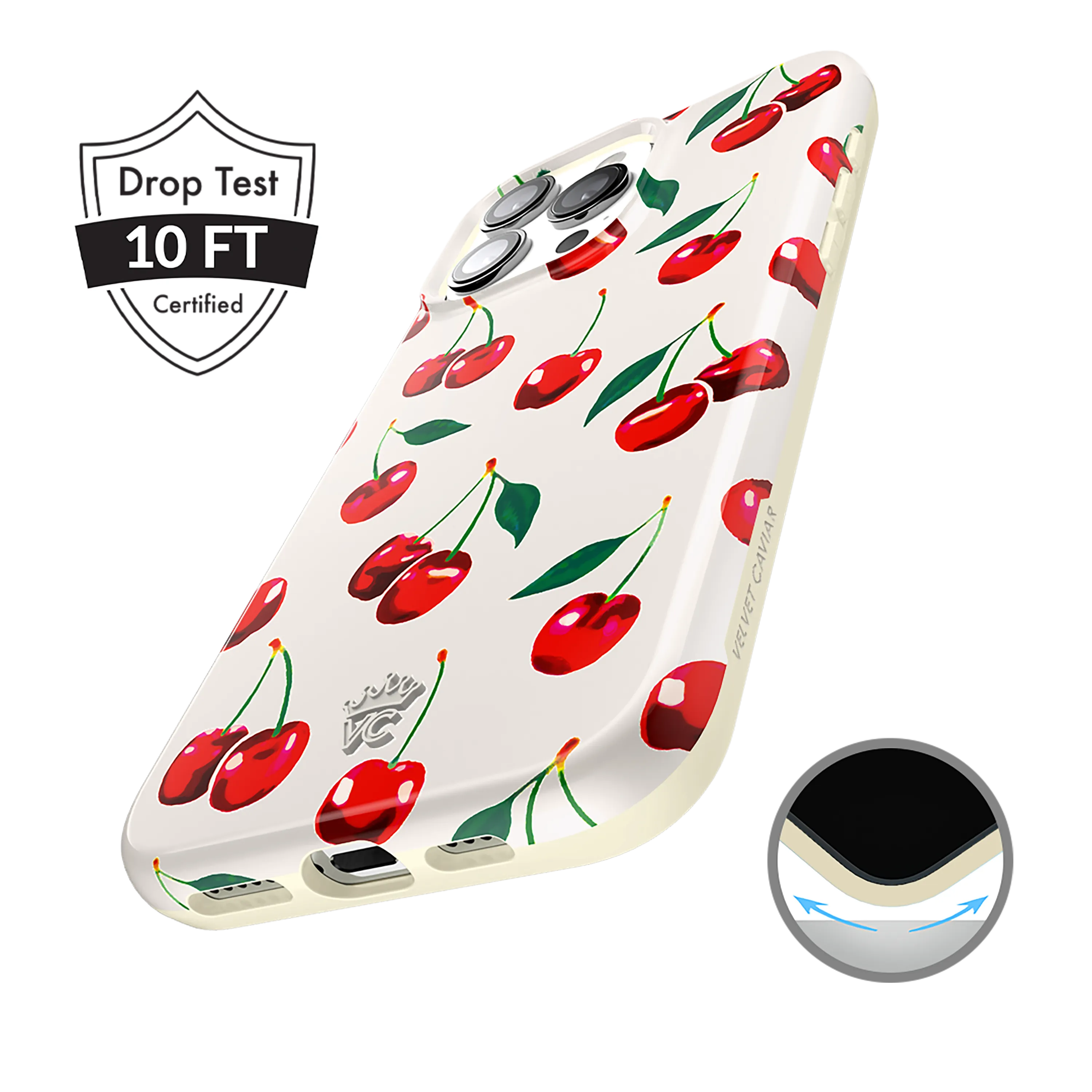 Mon Cheri Cherry MagSafe iPhone 16 Pro Max Case