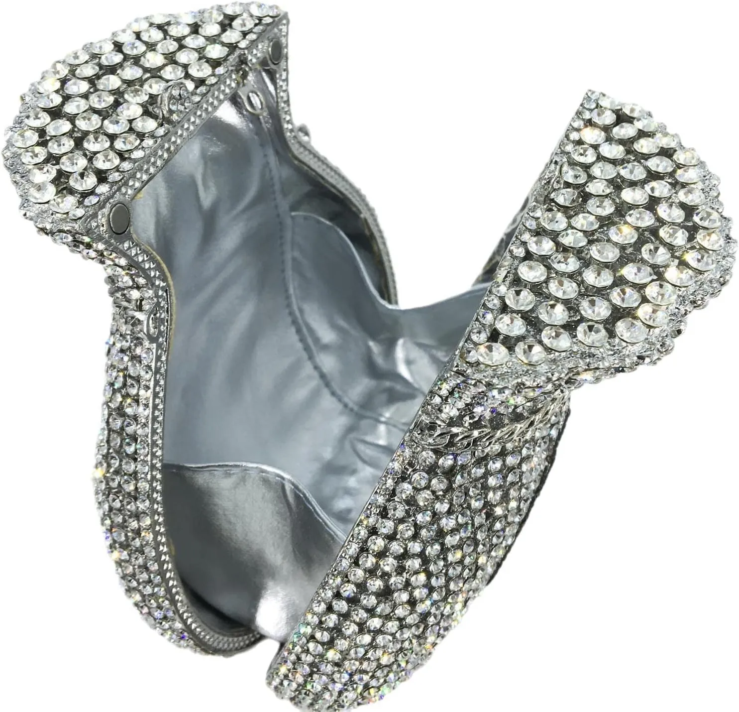 Money Crystal Clutch Bag Women Dollars Evening Handbags Bridal Party Rhinestone Clutch Purse Cocktail Bag,Mini