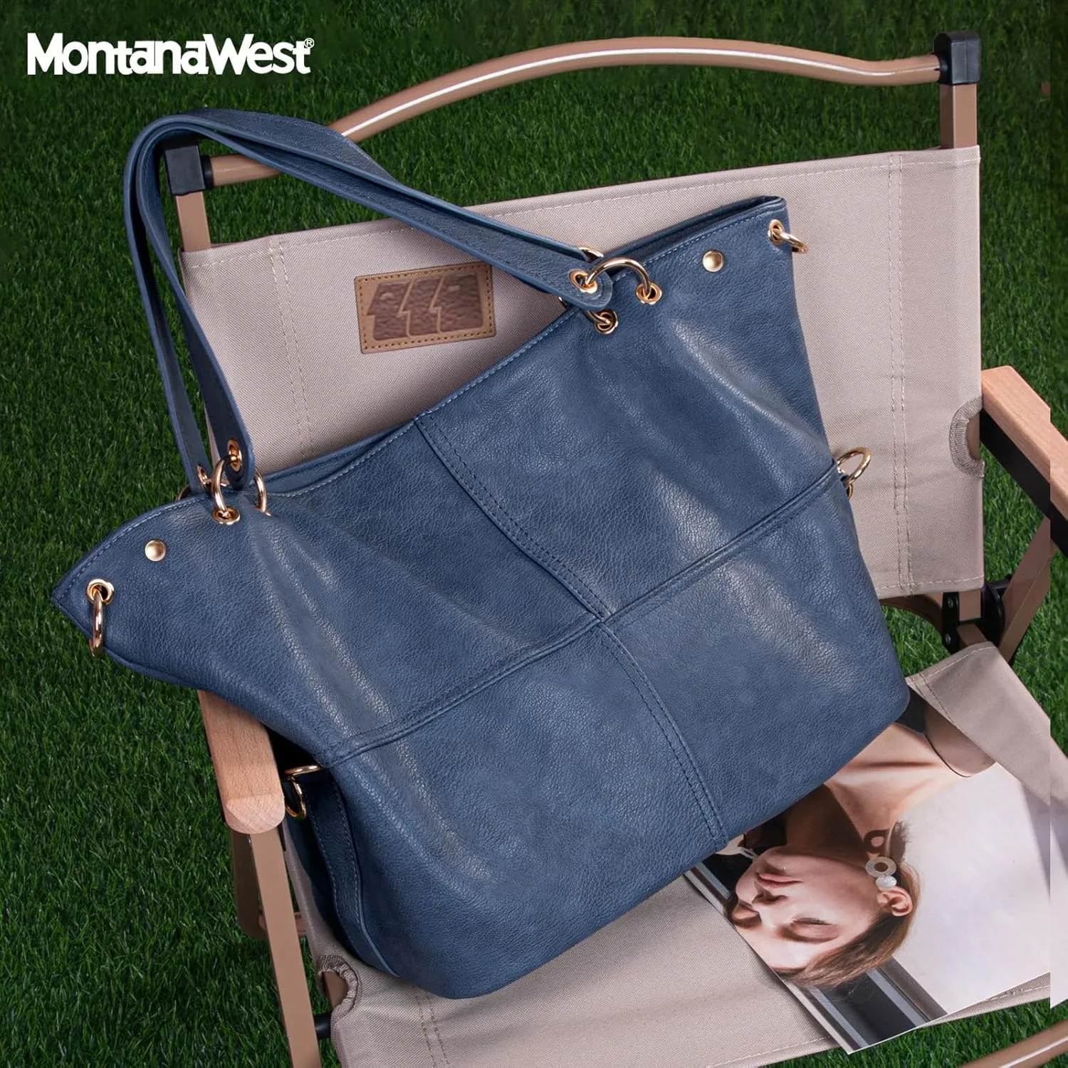 Montana West Tote Bag for Women Hobo Handbag Shoulder Top-handle Purses