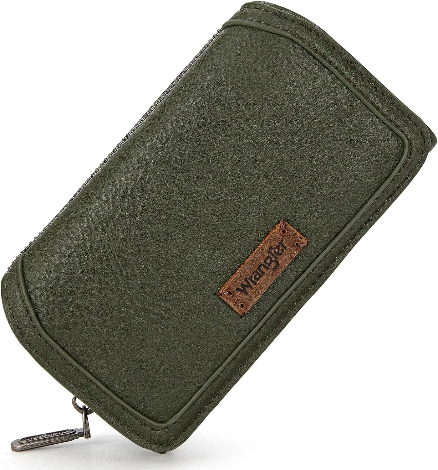 Montana West X Wrangler Wallet Purse for Women Minimalist Wristlet Wallet with RFID Blocking Credit Card Holder AR-WG155-W062GN