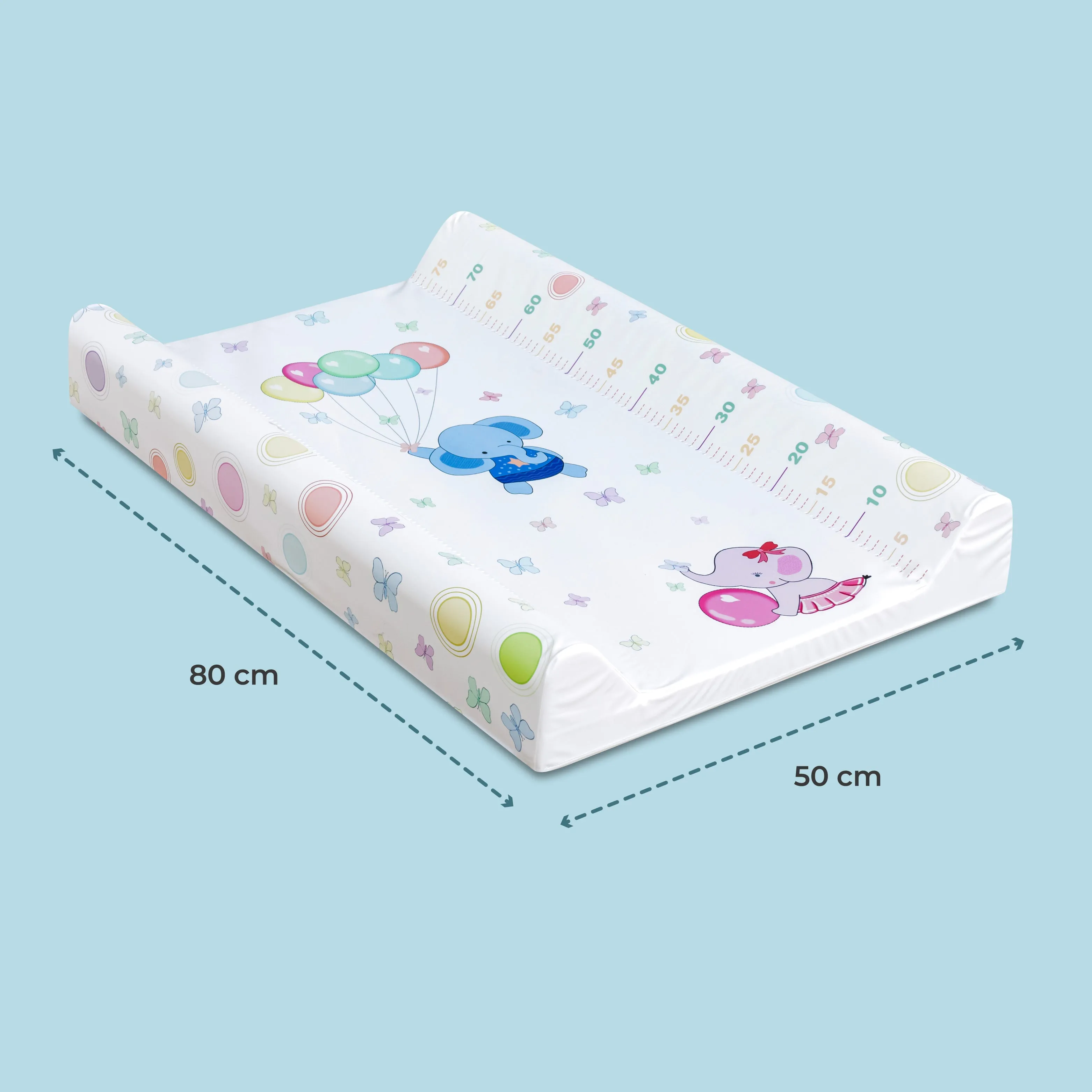 Moon -  Waterproof Changing Mat-80 X 50 X 10Cm - Multicolour