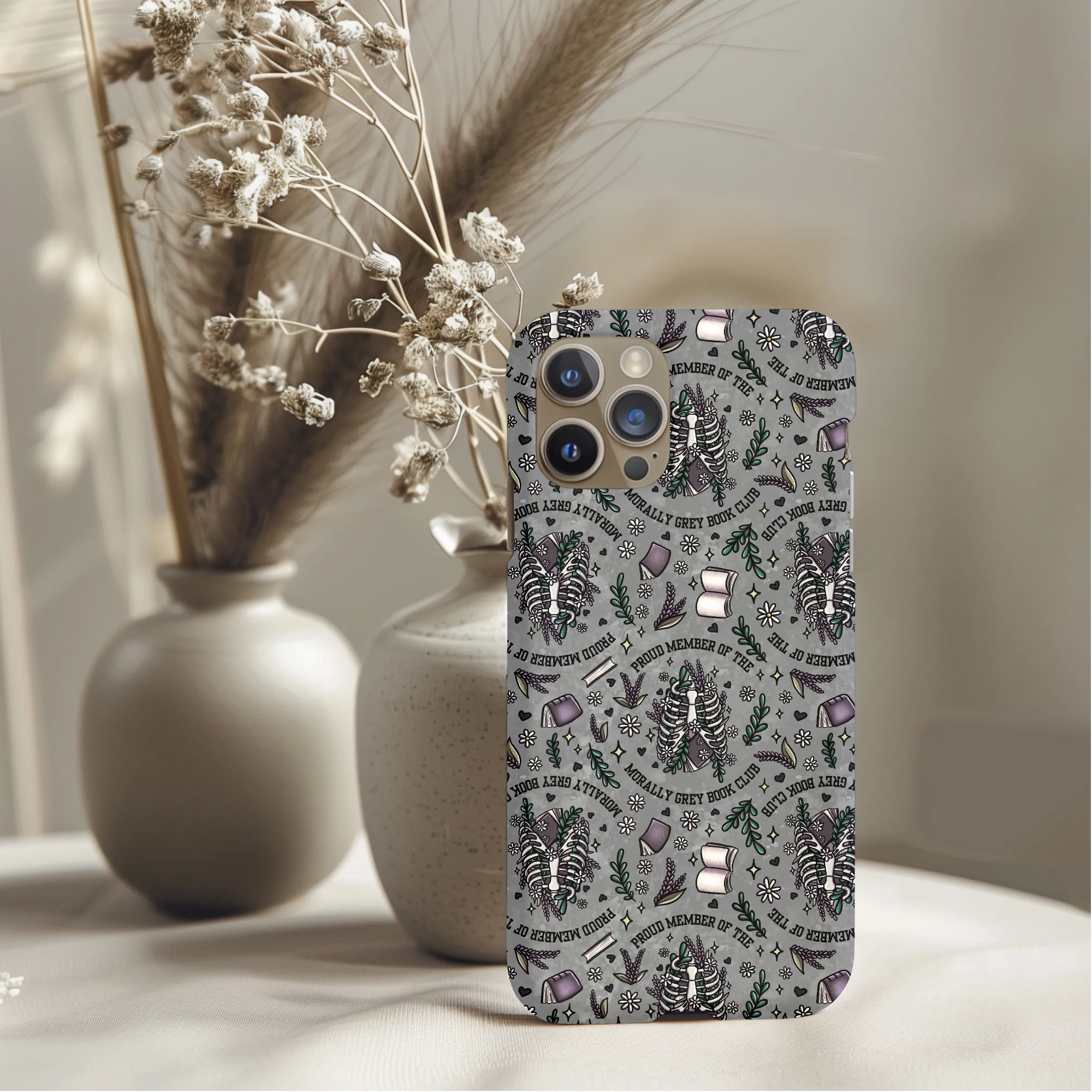 Morally Grey Book Club Member Phone Case