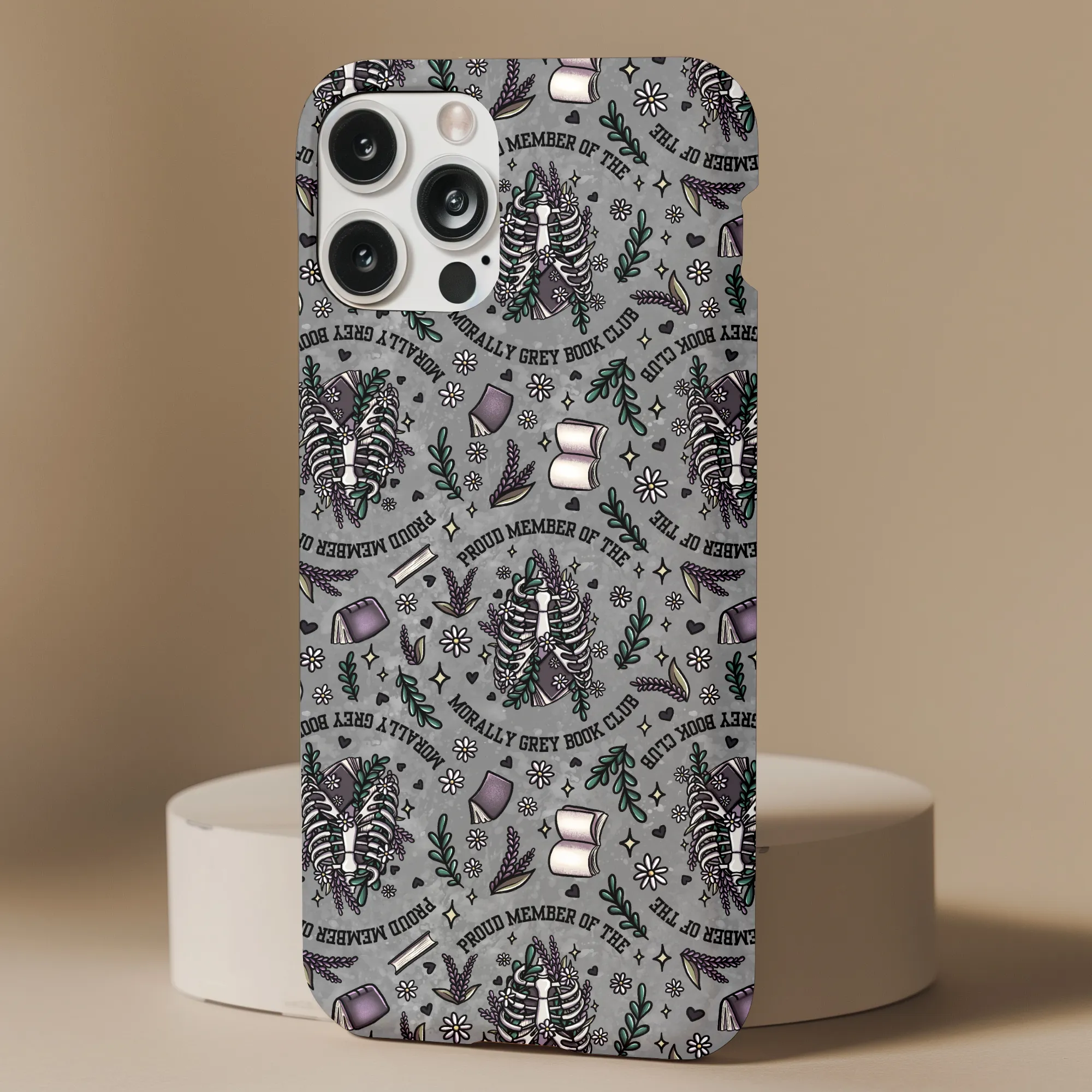 Morally Grey Book Club Member Phone Case