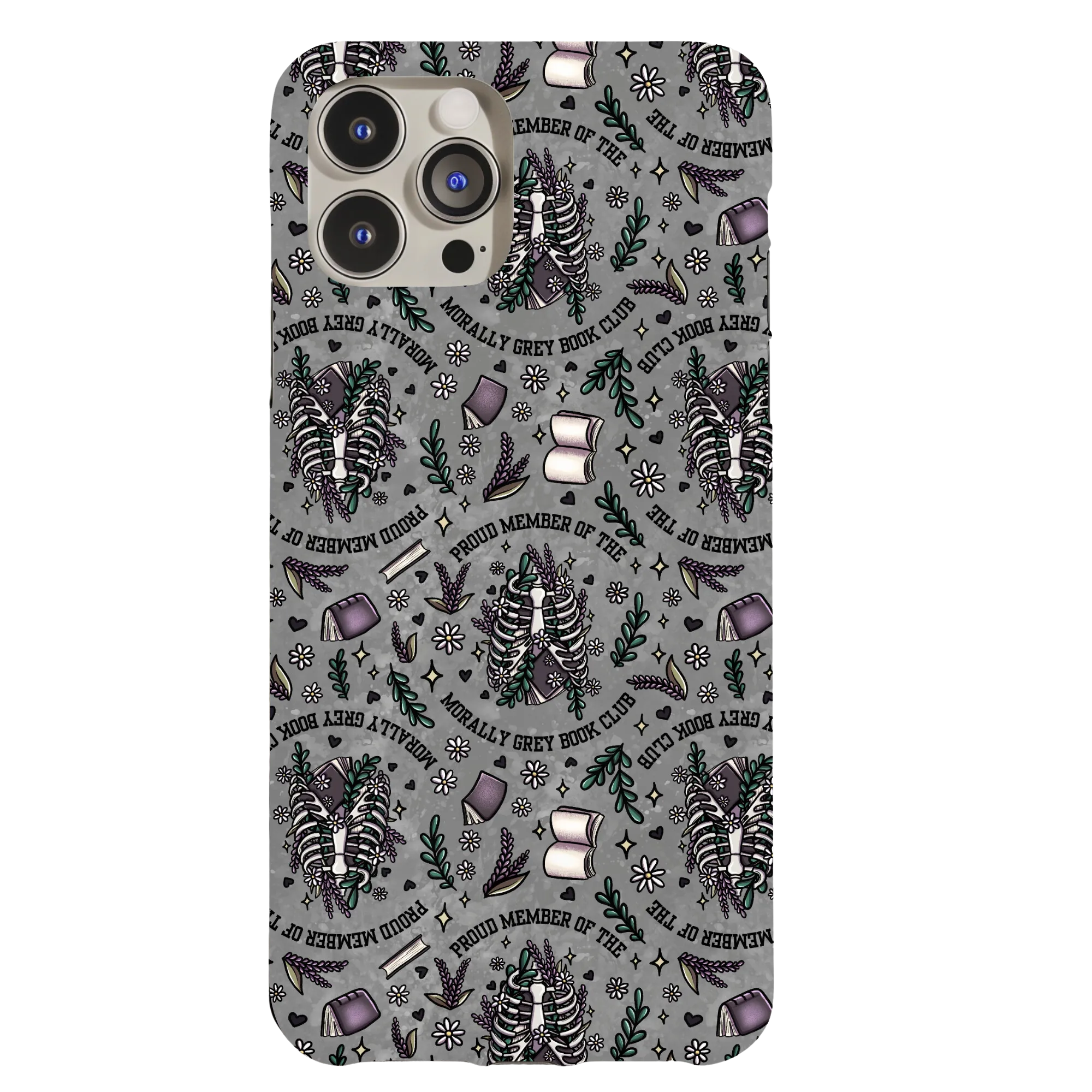 Morally Grey Book Club Member Phone Case