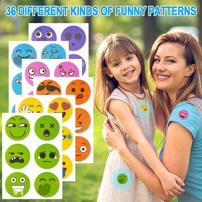 Mosquito Repellent Bracelets 28 Pack, Individually Wrapped Mosquito Repellent Bands with 36 Pcs Mosquito Repellent Stickers Patches, Natural Insect Bug Repellent Wristbands for Kids and Adults