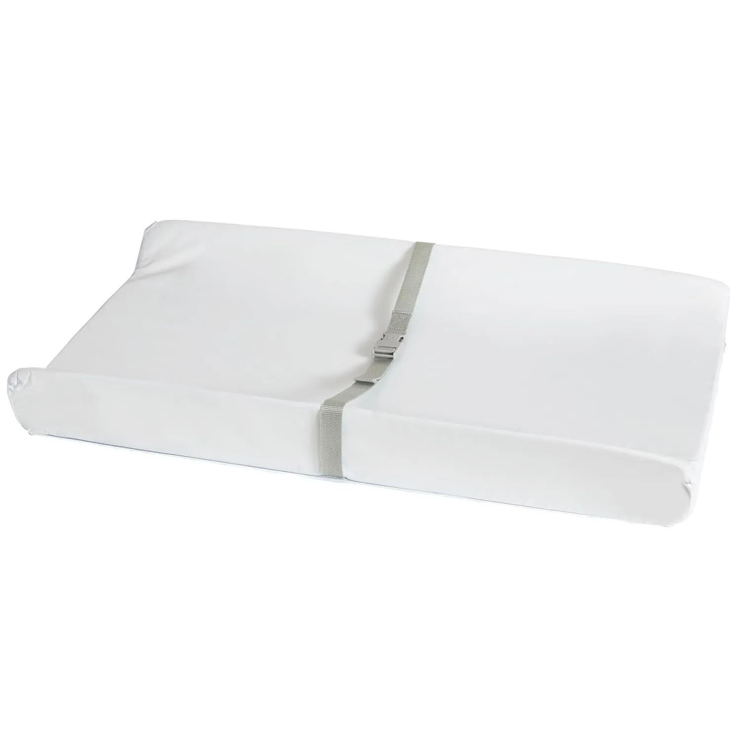 Munchkin Secure Grip Baby Diaper Changing Pad for Dresser, Waterproof and Wipeable, Contoured, Standard Size (16" x 31"), White