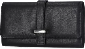 Mundi File Master Womens RFID Blocking Wallet Clutch Organizer With Change Pocket