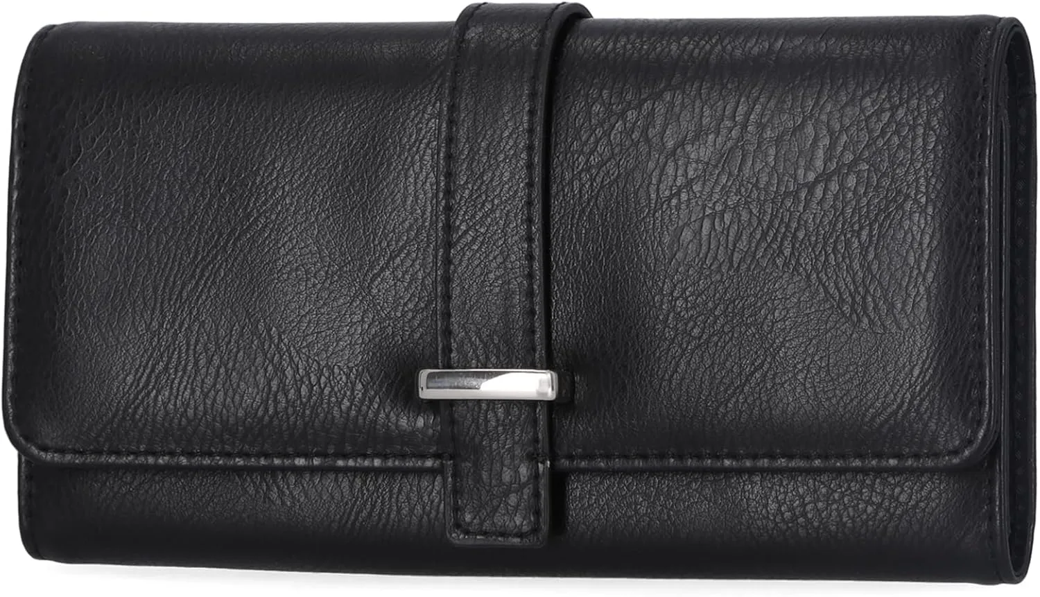 Mundi File Master Womens RFID Blocking Wallet Clutch Organizer With Change Pocket
