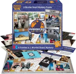 Murder Mystery Party | Case File Puzzle Passport to Murder, for Ages 14 