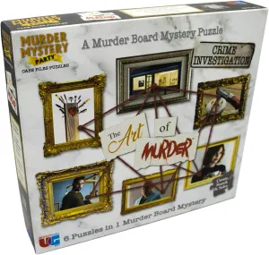 Murder Mystery Party, Case File Puzzle The Art of Murder, for Ages 14 
