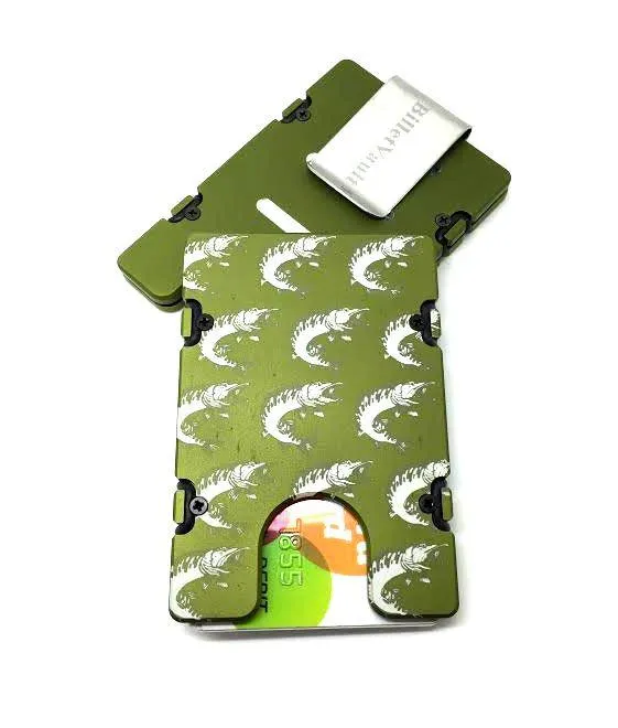 Muskie Pattern -  BilletVault Aluminum Wallet