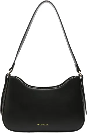 MYHOZEE Small Shoulder Bags for Women Leather Clutch Purse Tote Handbags Cute Hobo Zipper Closure