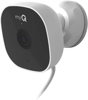 myQ Smart Outdoor Wired Camera - 1080p HD Video, Color Night Vision, Smart Lock & Garage Integration, Motion Detection, Wi-Fi, Two-Way Audio, Smartphone Control