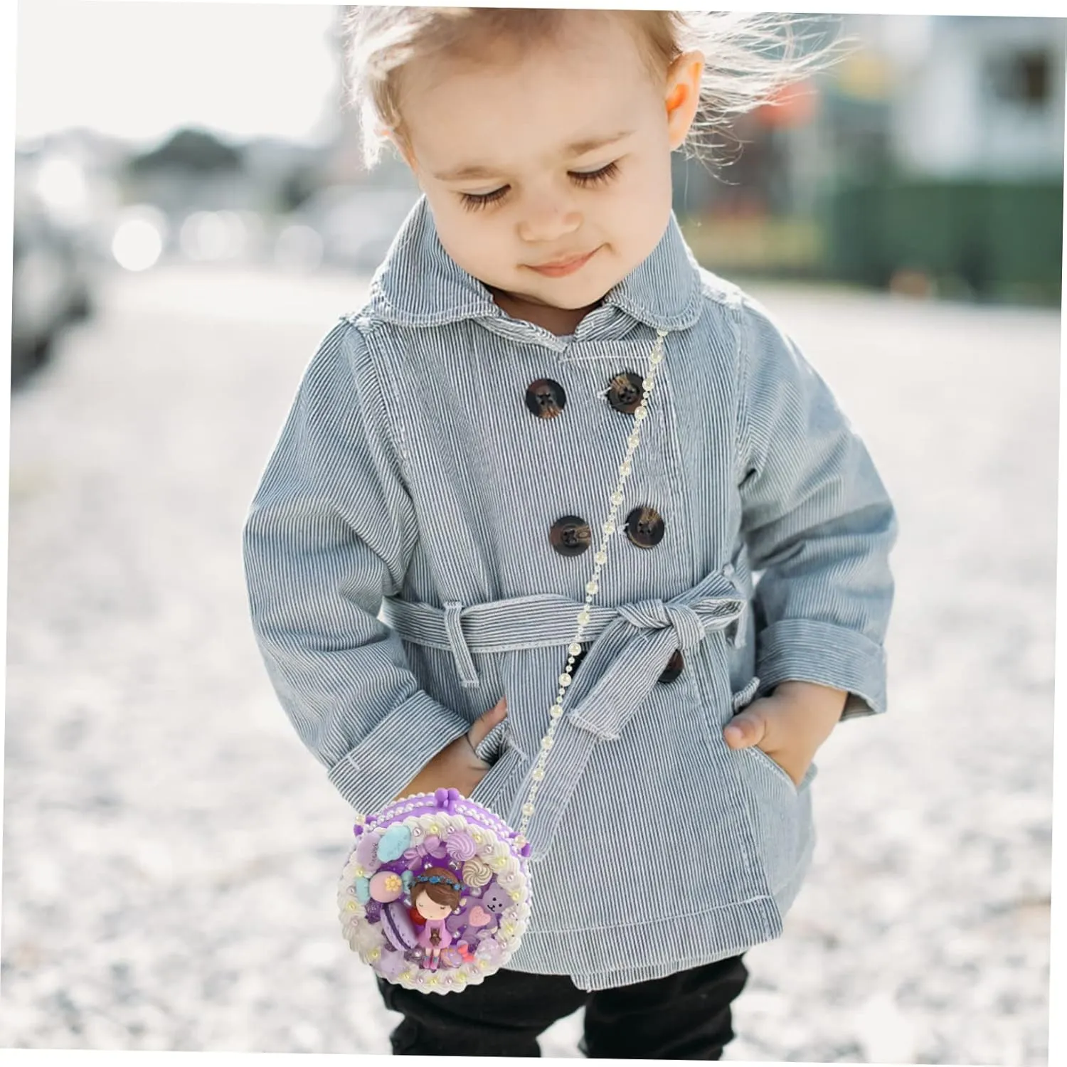 NAMOARLY DIY Shoulder Bag Material Kit Surprise Toys for Girls Boys and Girls Cross-Body Bag Making Supplies