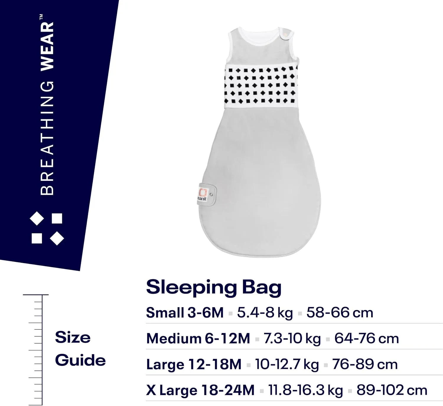 Nanit Unisex Baby Av2023-nanit-nanit Breathing Wear Sleeping Bag-fc79afc7