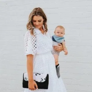 Nappy Baby Change Mat Travel Clutch | Just Peachy
