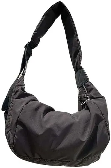 Natalie 18 x 8 Inch Nylon Womens Adjustable Strap Hobo Shoulder Purse Bag