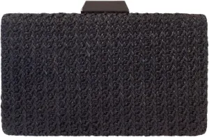 Natural Straw Box Clutch