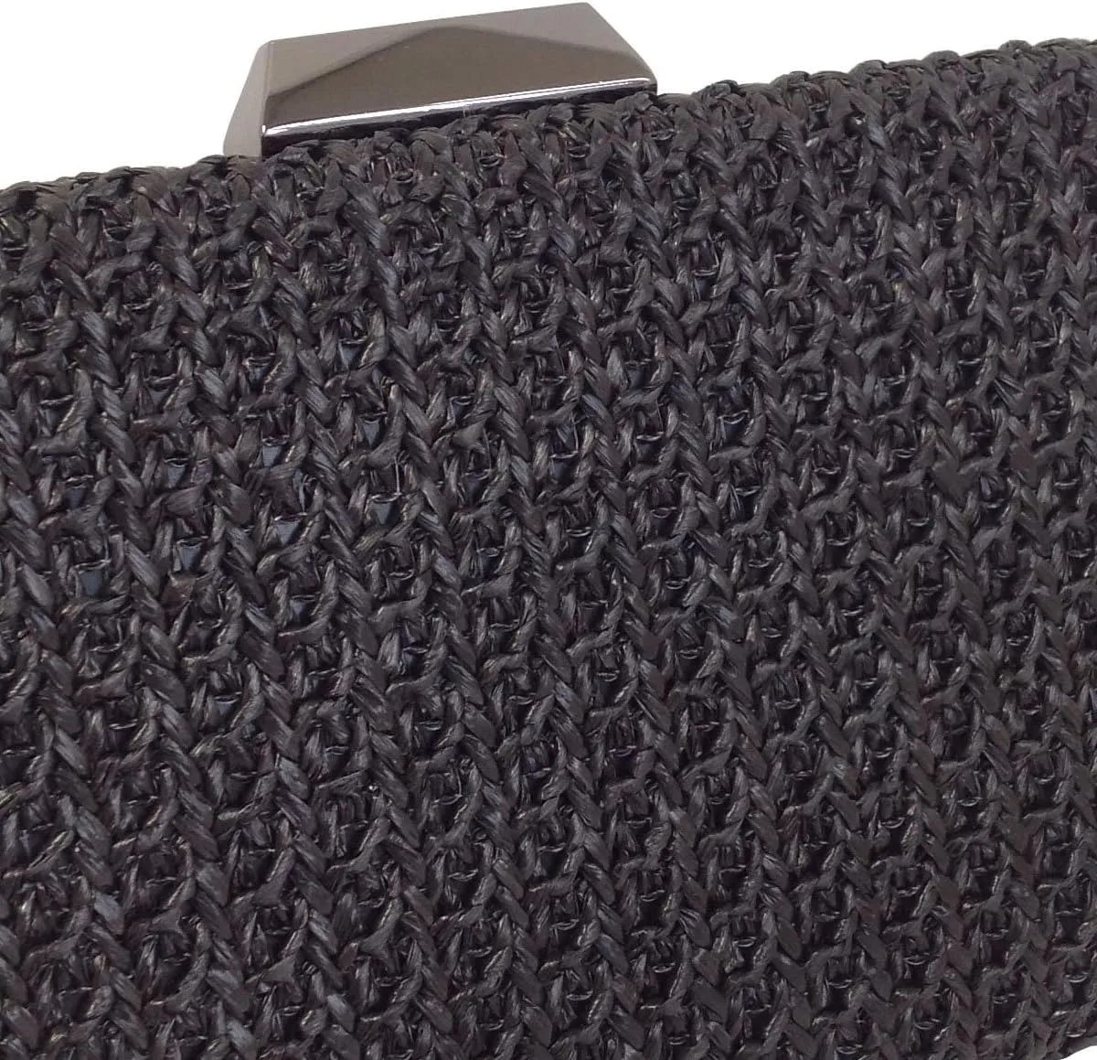 Natural Straw Box Clutch