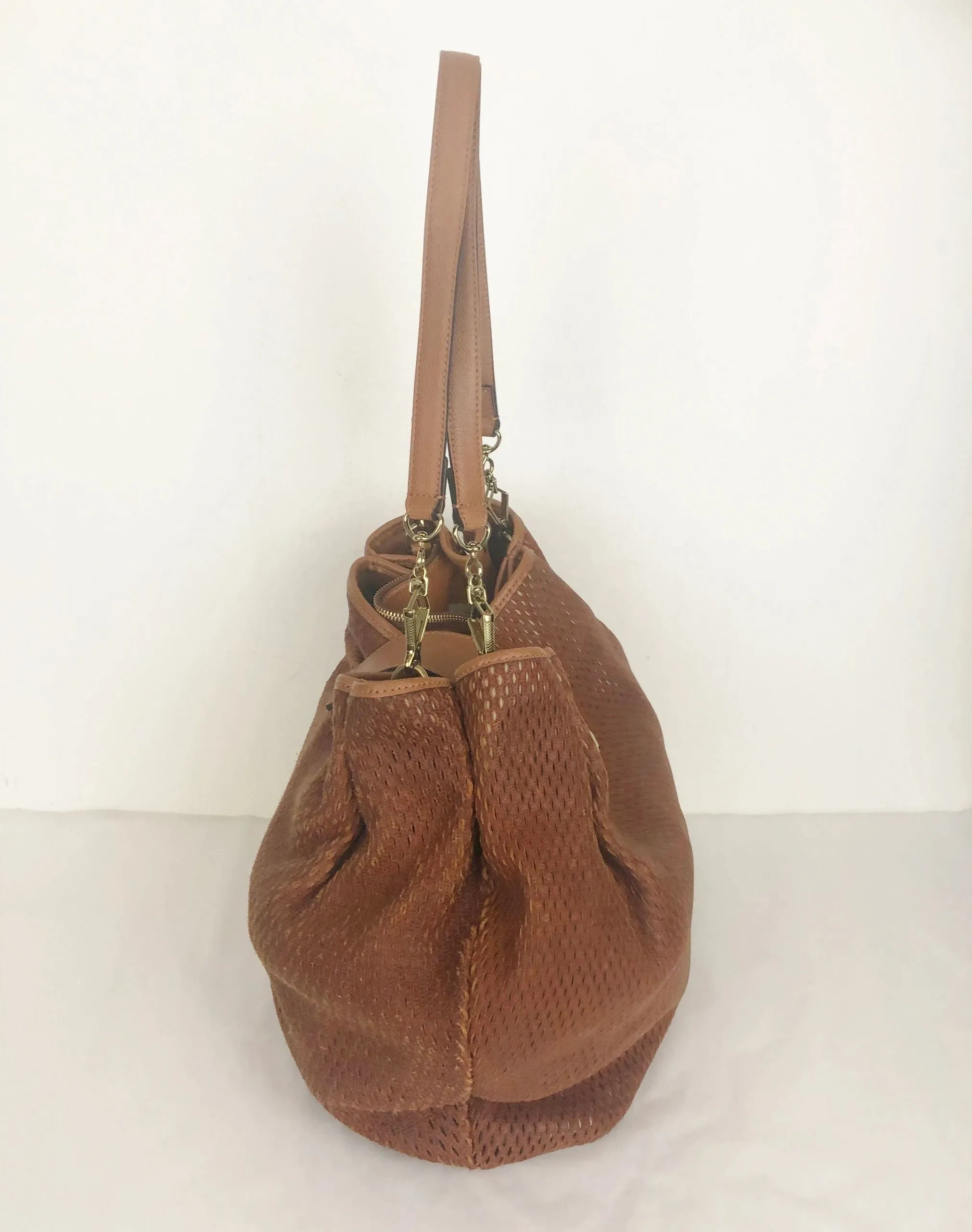 NEW Chloe Elsie Perforated Hobo Bag