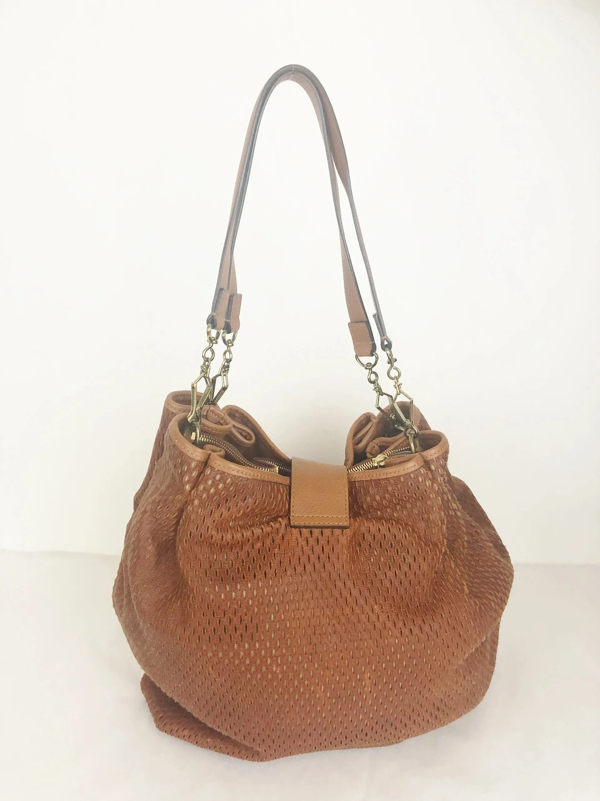 NEW Chloe Elsie Perforated Hobo Bag