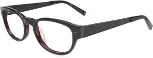New John Varvatos Men's Prescription Eyeglasses - V355 UF Black Tortoise - 51/18/140