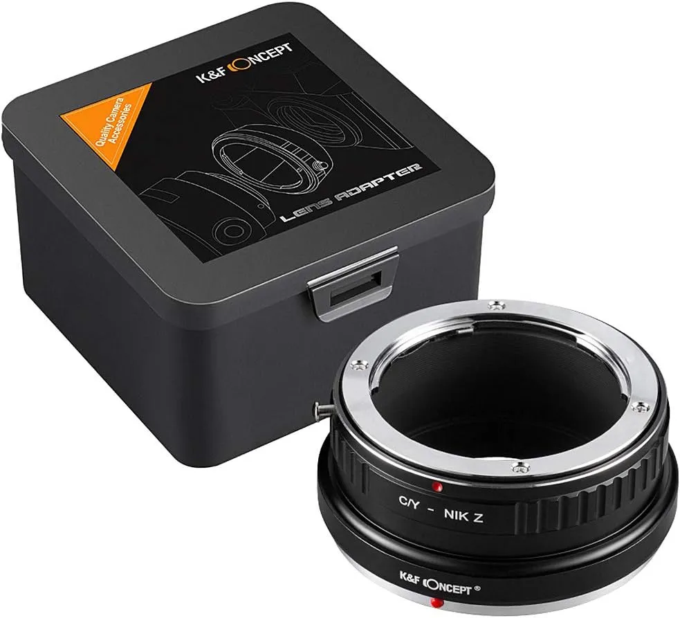 New K&F Concept Adapter for Contax Yashica CY Mount Lens to Nikon Z6 Z7 Camera