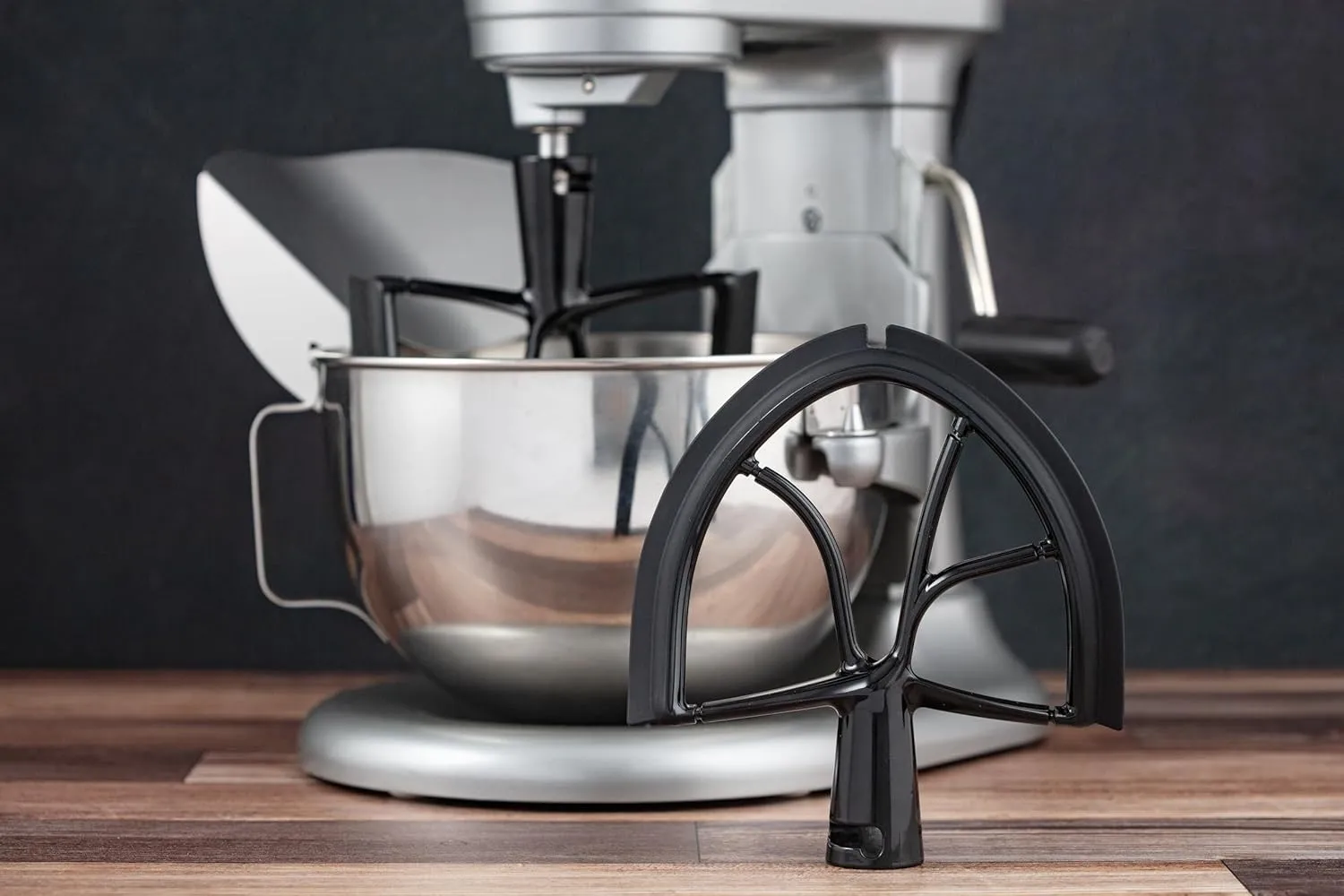 New Metro Design XL-MAX Metal Beater Blade, works with KitchenAid 5 , 6, 7, 8-Quart Stand Mixers, Black