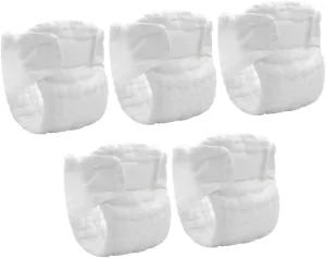 Newborn Baby Diaper Pants 5pcs Newborn Cloth Diapers Washable Leak-Proof Soft Material for Nighttime