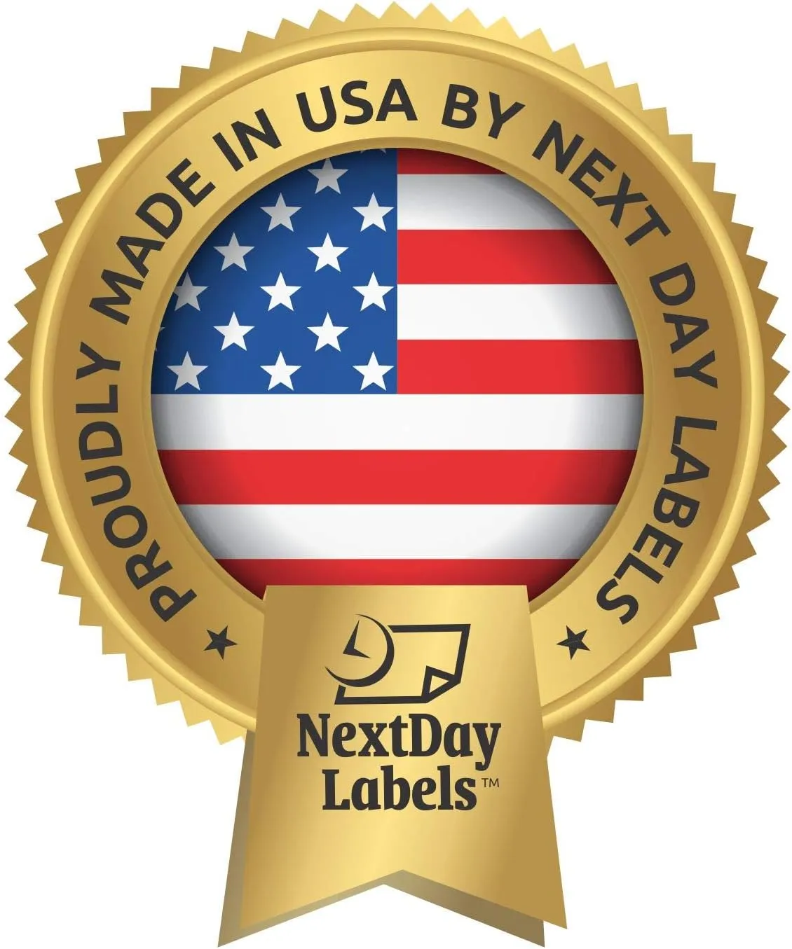 NextDayLabels – 4” x 2” Rectangular Sticker Labels for Printer - White Laser/Inkjet Printer Labels Return Address Labels Shipping Label Stickers (500 Sheets, 10 Per Sheet, 5000 Labels)