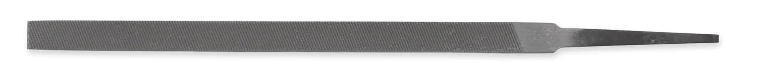Nicholson - 40076N Pillar File, Swiss Pattern, Double Cut, Rectangular, #0 Coarseness, 6" Length, Narrow